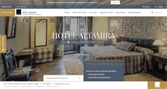 Desktop Screenshot of hotelaltamira.com