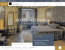 Tablet Screenshot of hotelaltamira.com